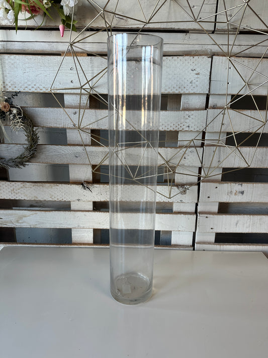 32” Tall Glass Cylinders, Set of 4
