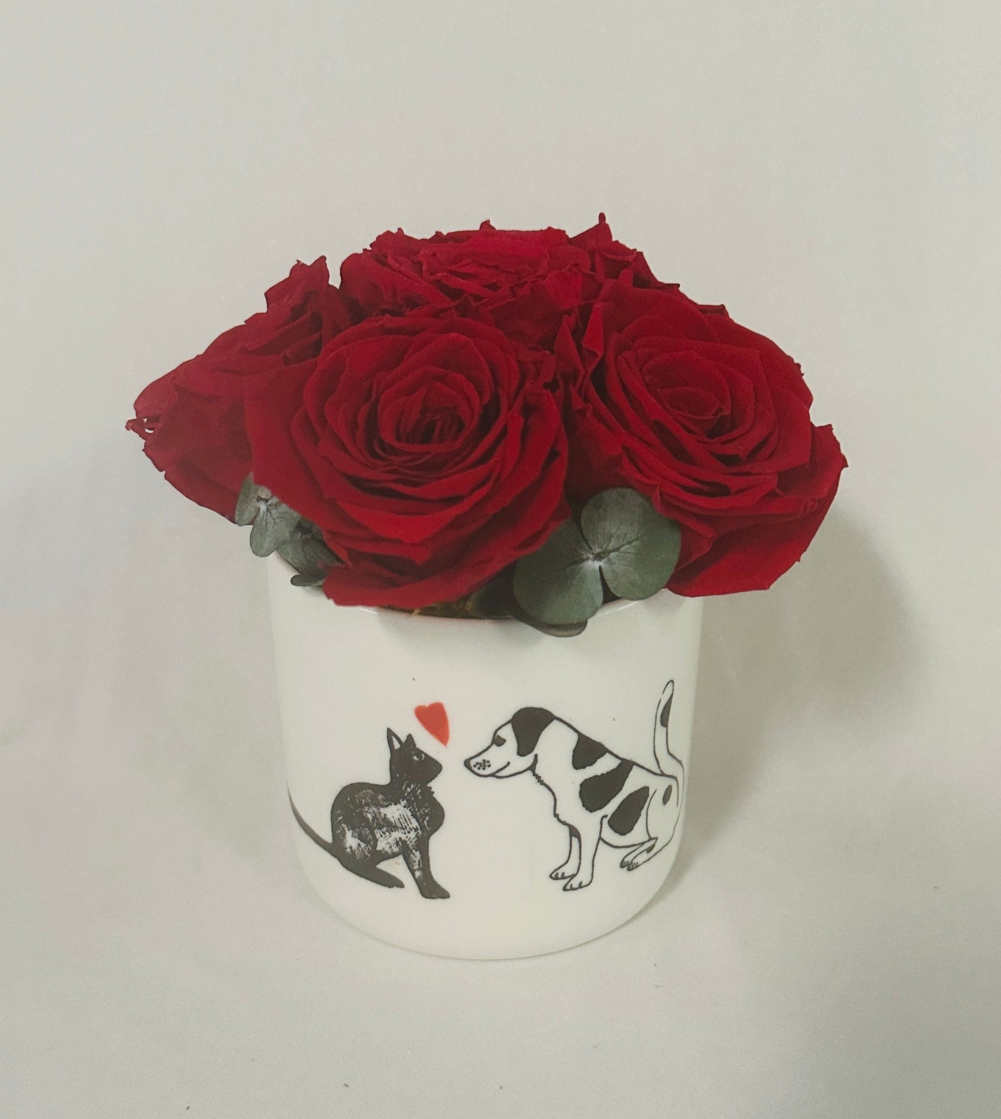 Puppy Love Preserved Roses