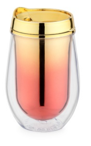 Metallic Ombre Stemless Wine Tumbler