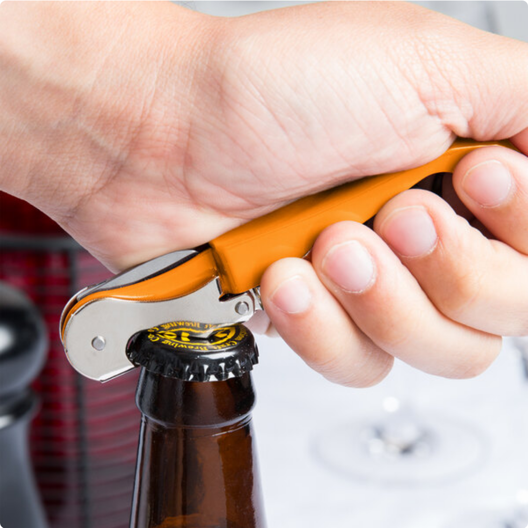 True Tap Double Hinged Corkscrew Orange