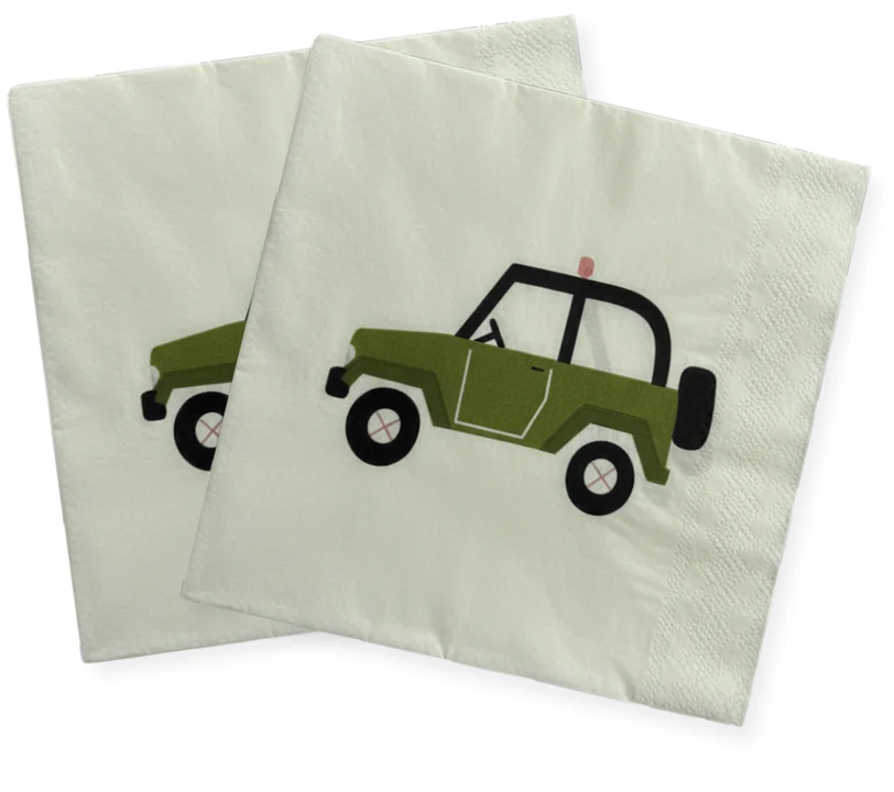 Safari Jeep Napkins