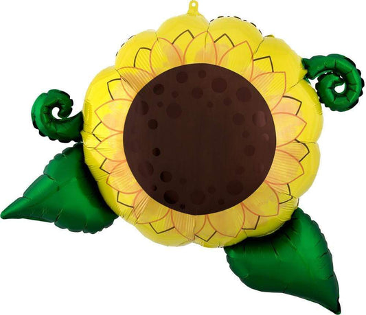 Sunflower shape 30" foil balloon