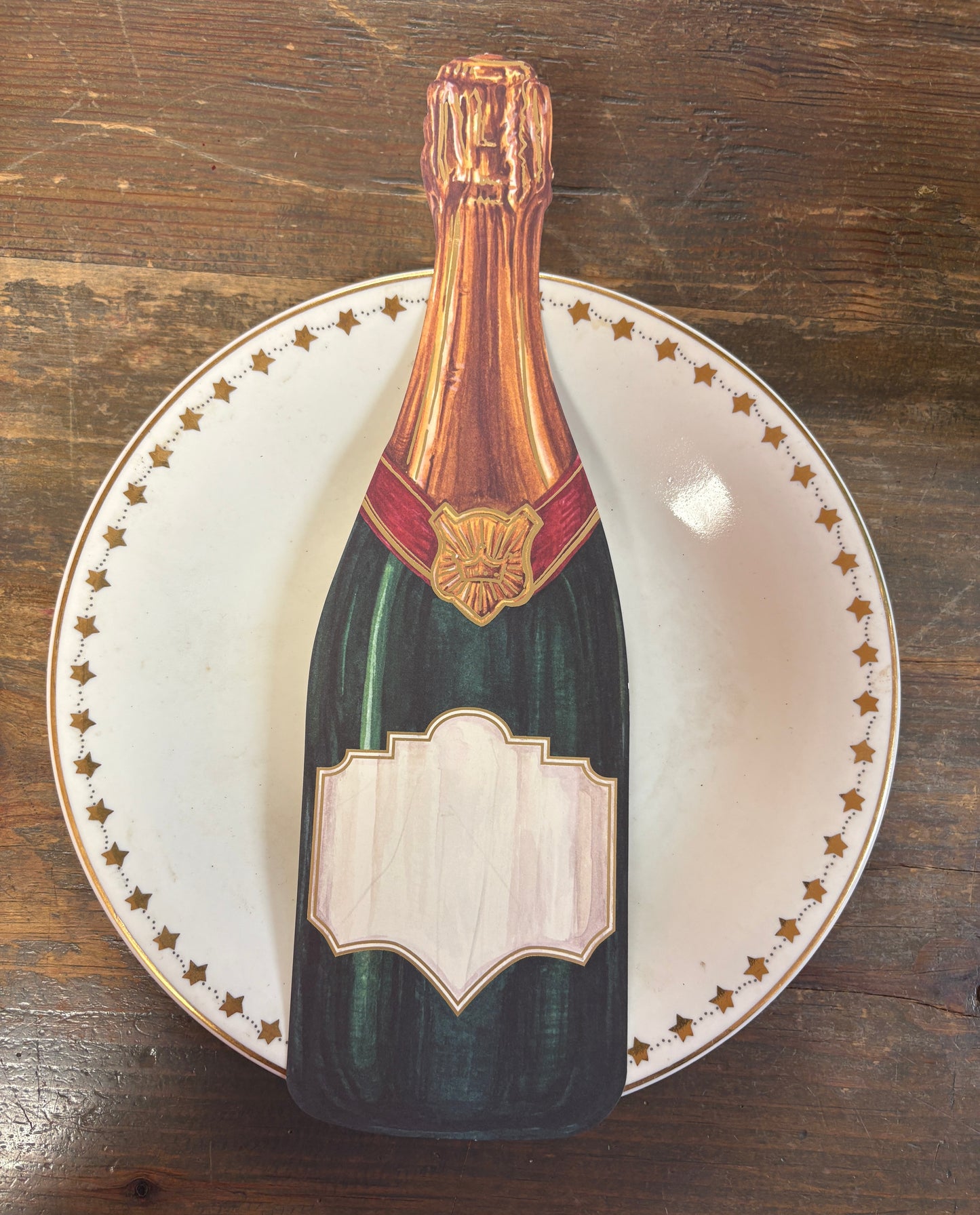 Hester & Cook Table Accents Champagne Bottle