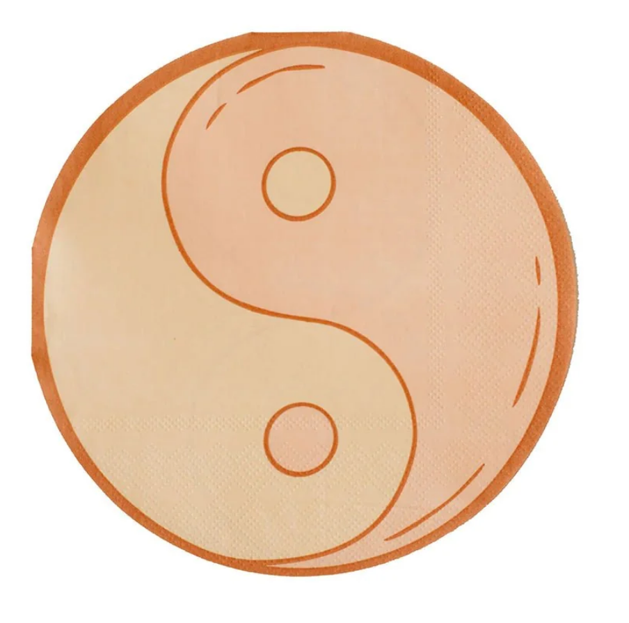 Yin & Yang Napkins by Jollity & Co