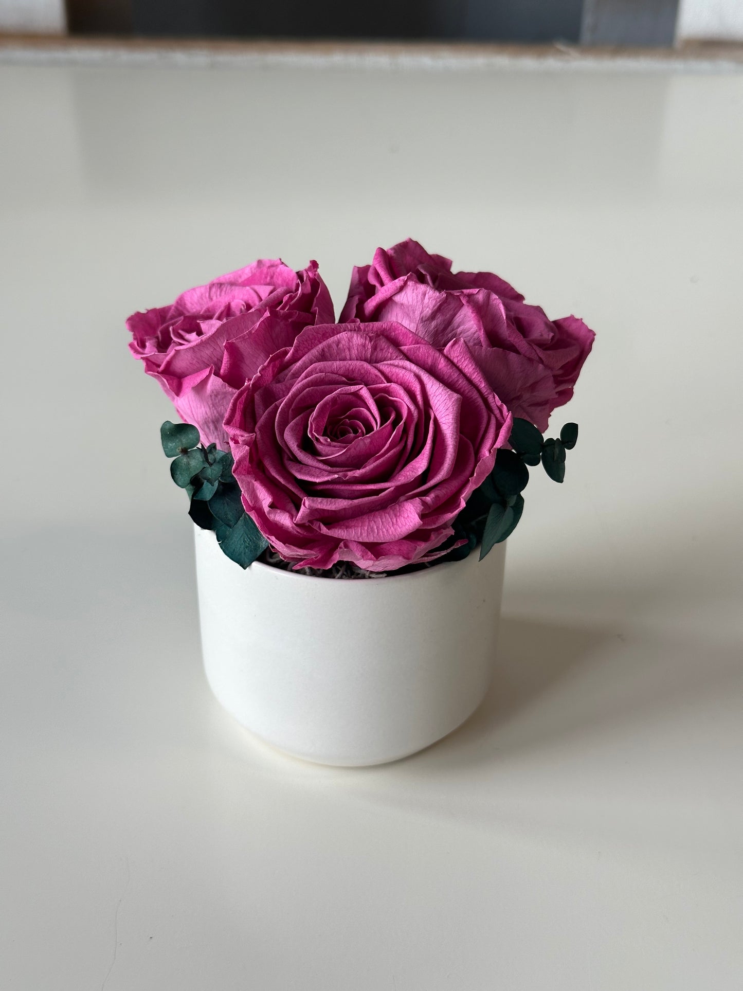 Preserved Rose Arrangement, Three Roses