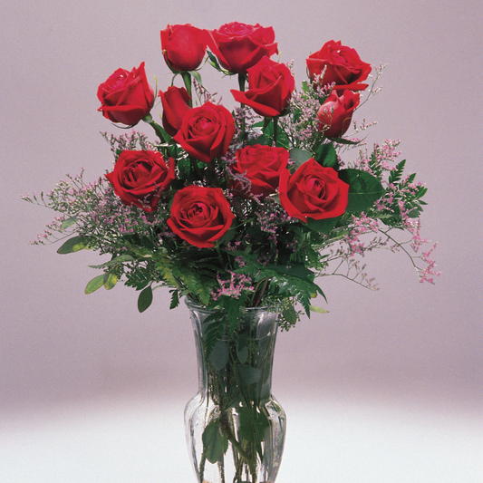 Dozen Rose Arrangement