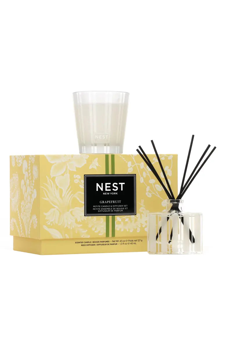 NEST Petite Candle & Diffuser Set, Grapefruit