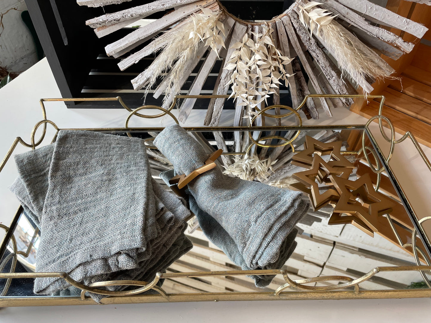 Napkin Rings, Stars, set/4
