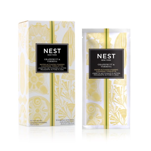 NEST Water-Activated Foaming Cleansing Towelettes