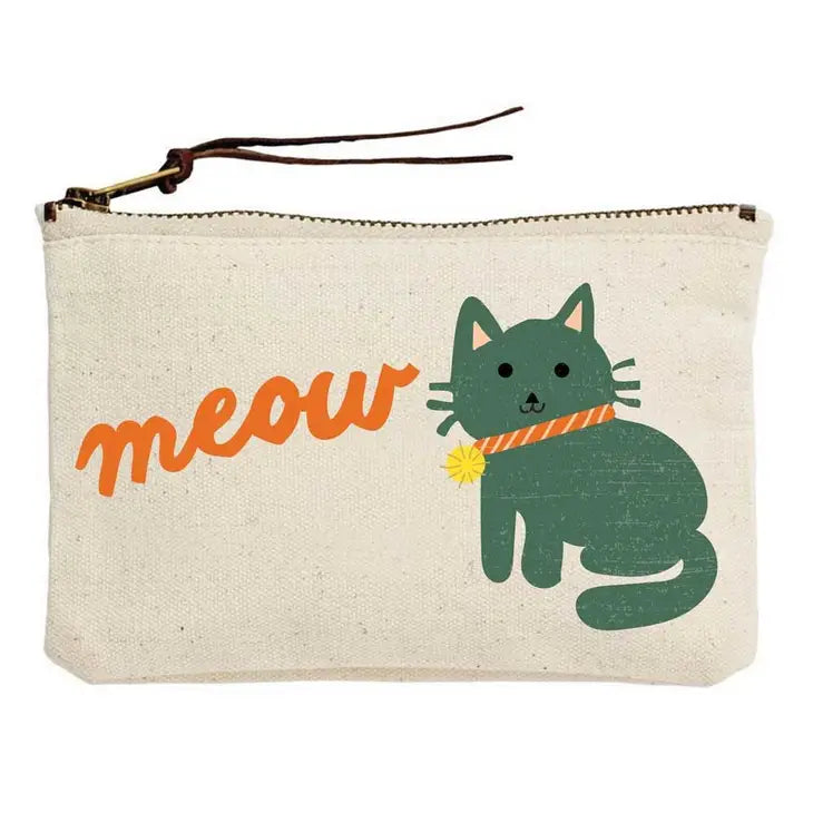 Zipper Pouch, Canvas