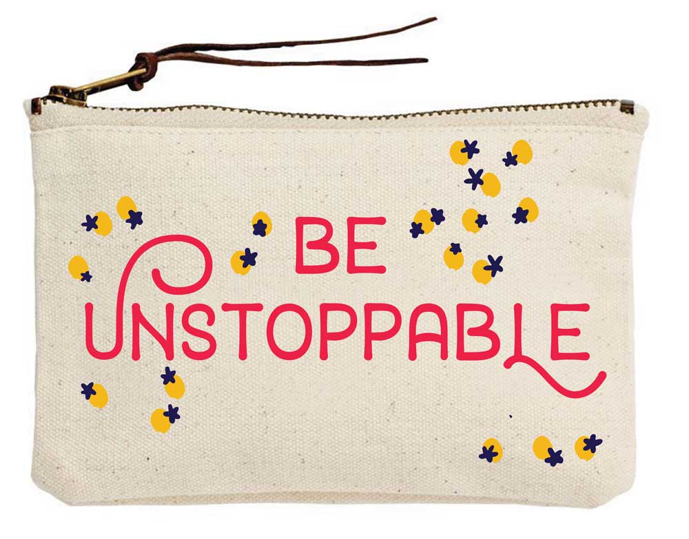 Zipper Pouch, Canvas