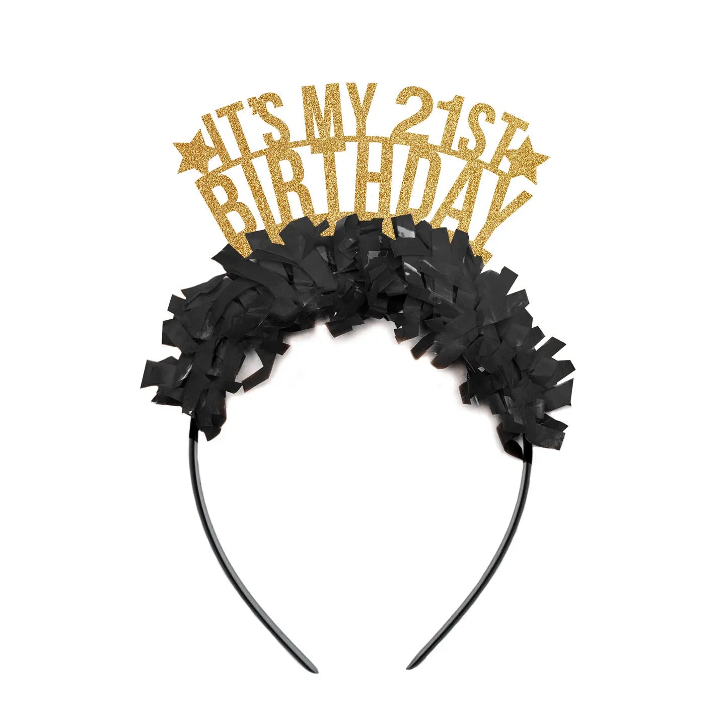 Milestone Birthday Fringed Crown - multiple style options