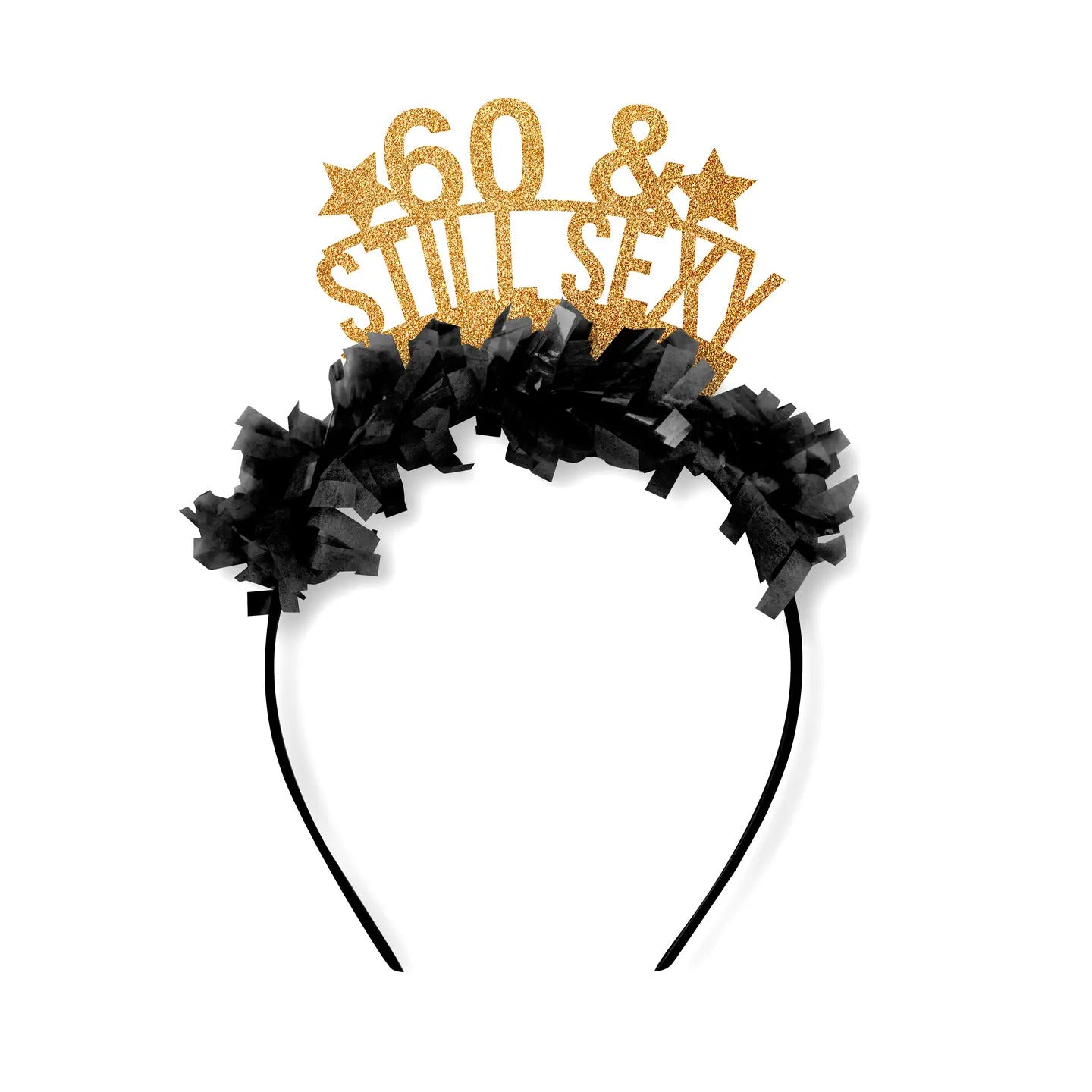 Milestone Birthday Fringed Crown - multiple style options