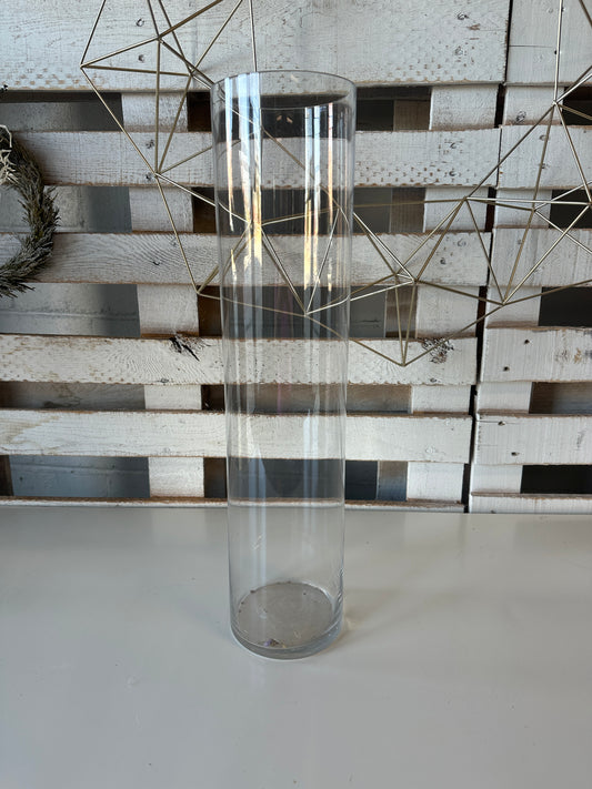 24” Tall Glass Cylinders, Set of 5