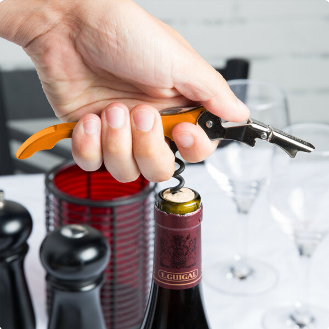 True Tap Double Hinged Corkscrew Orange