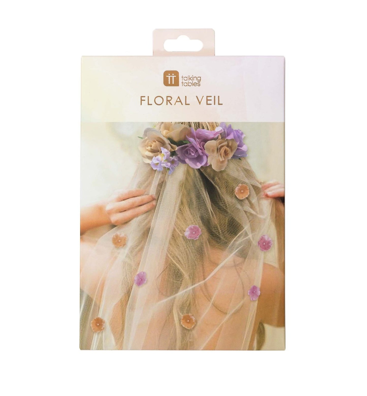 Bride To Be Floral Veil