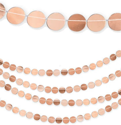 Rose Gold Paper Garland