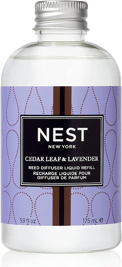NEST Reed Diffuser Liquid Refill, 5.9 oz. (Grapefruit or Cedar Leaf & Laavender)