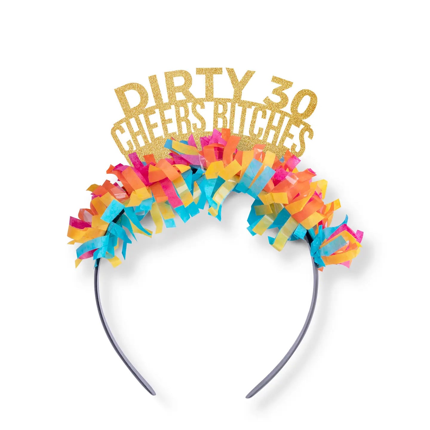 Milestone Birthday Fringed Crown - multiple style options