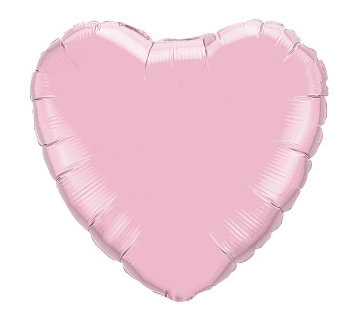 Heart Shaped solid color foil balloon