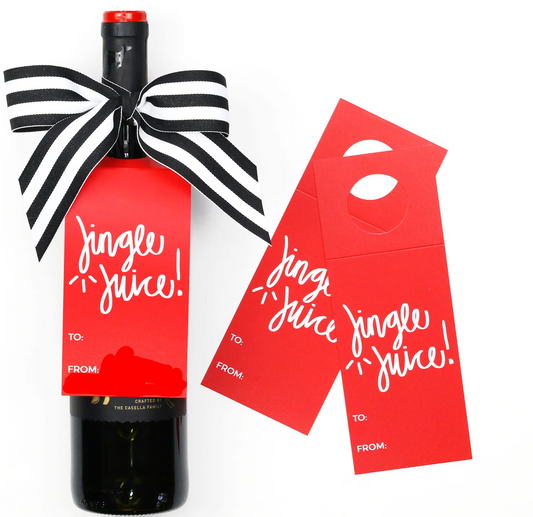 Jingle Juice Tipsy Tags