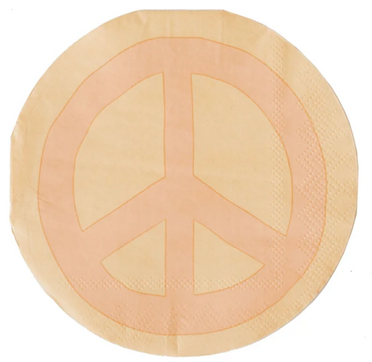 Peace Sign Napkins by Jollity & Co