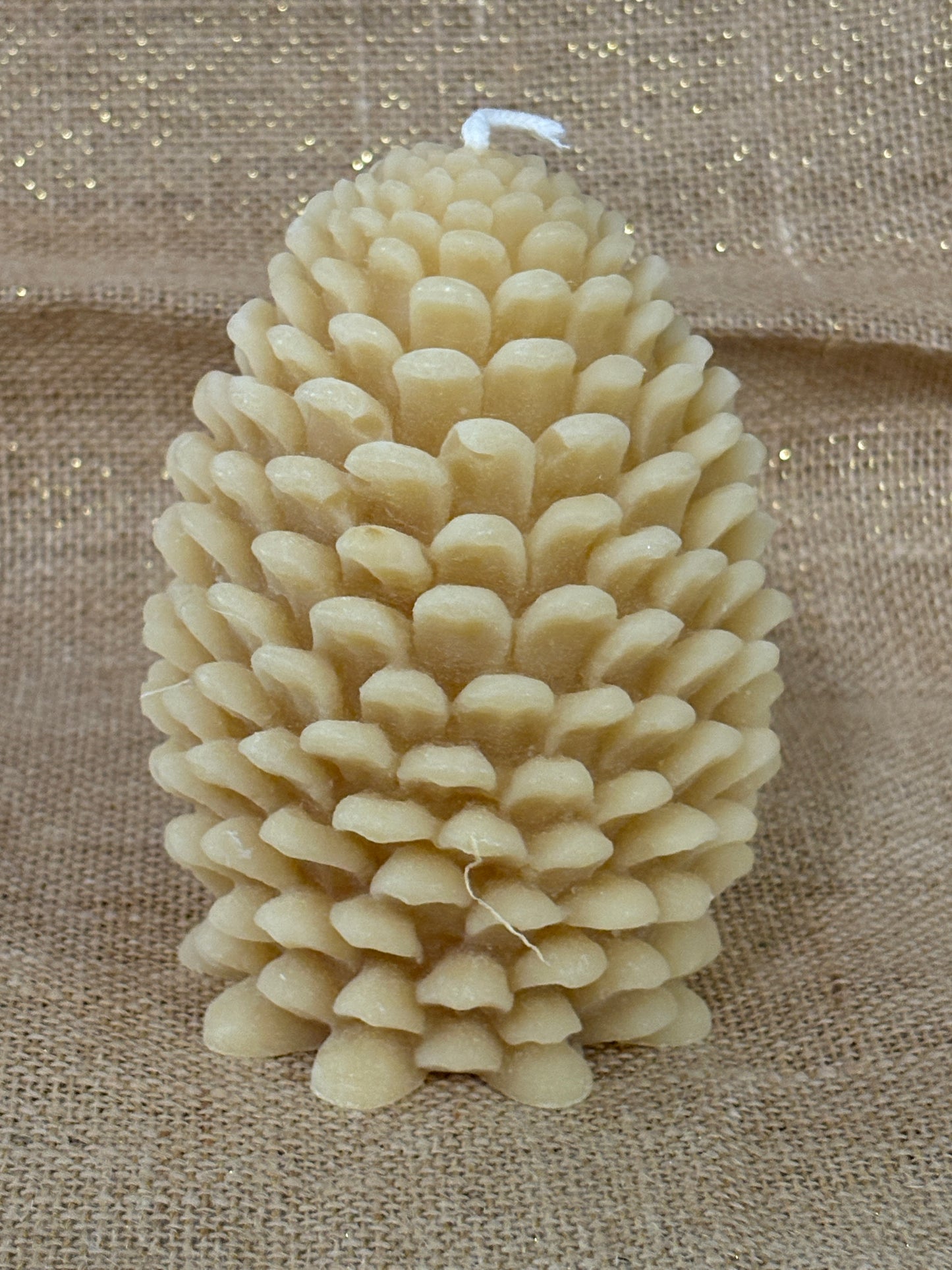 Pine Cone Beeswax Candles