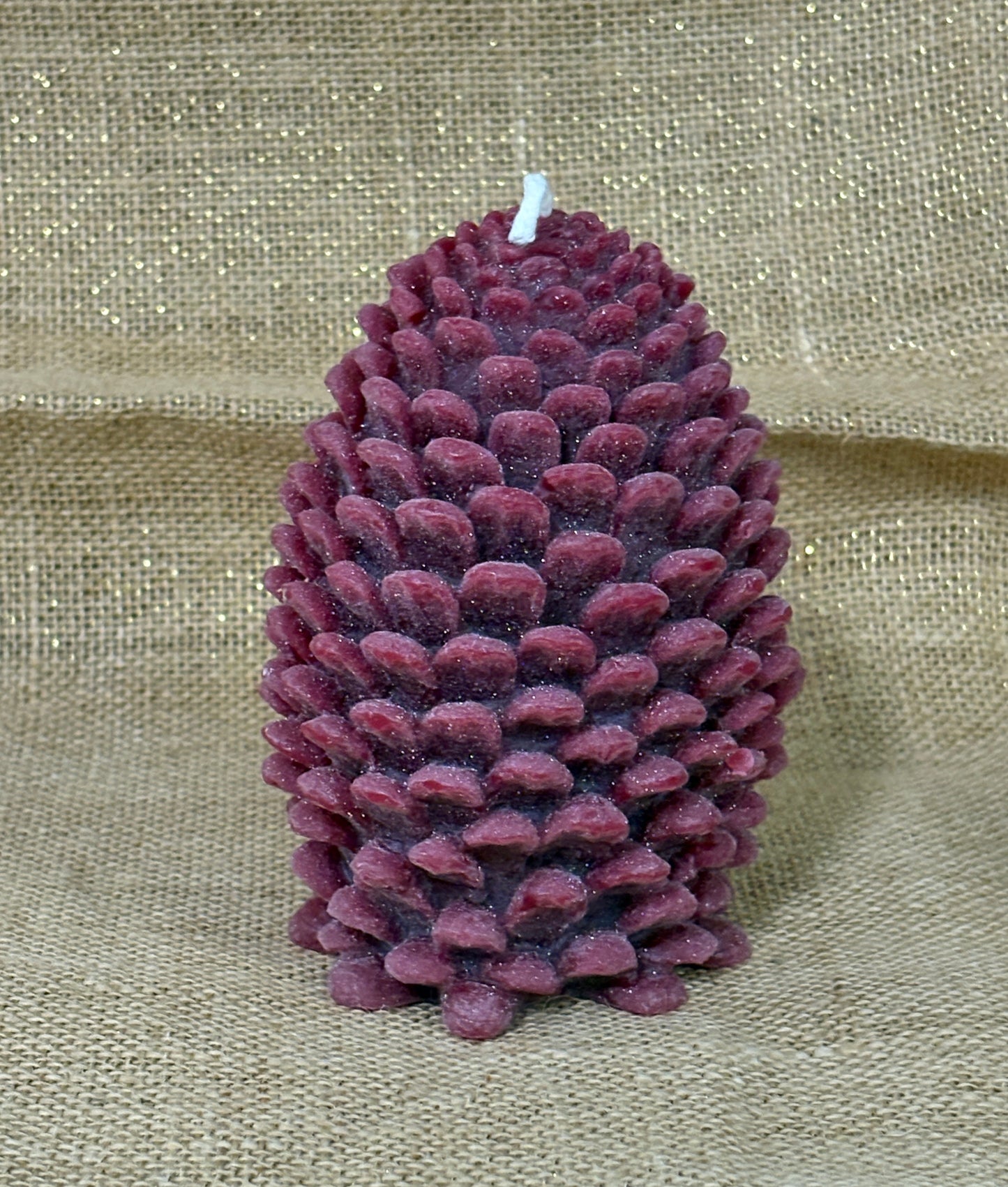 Pine Cone Beeswax Candles