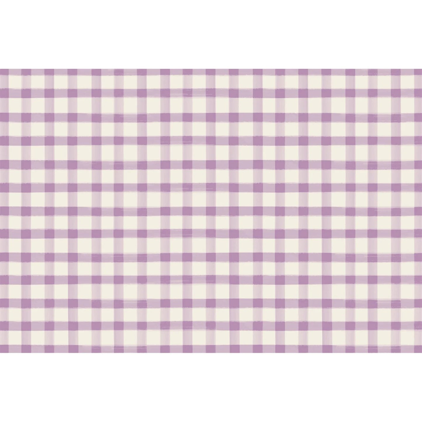 Paper Placemats Lilac Painted Check