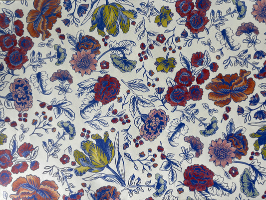 Hester & Cook Paper Placemats China Blue Floral