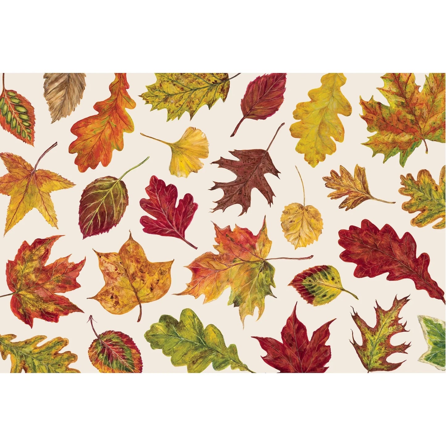Paper Placemats Fall Foliage