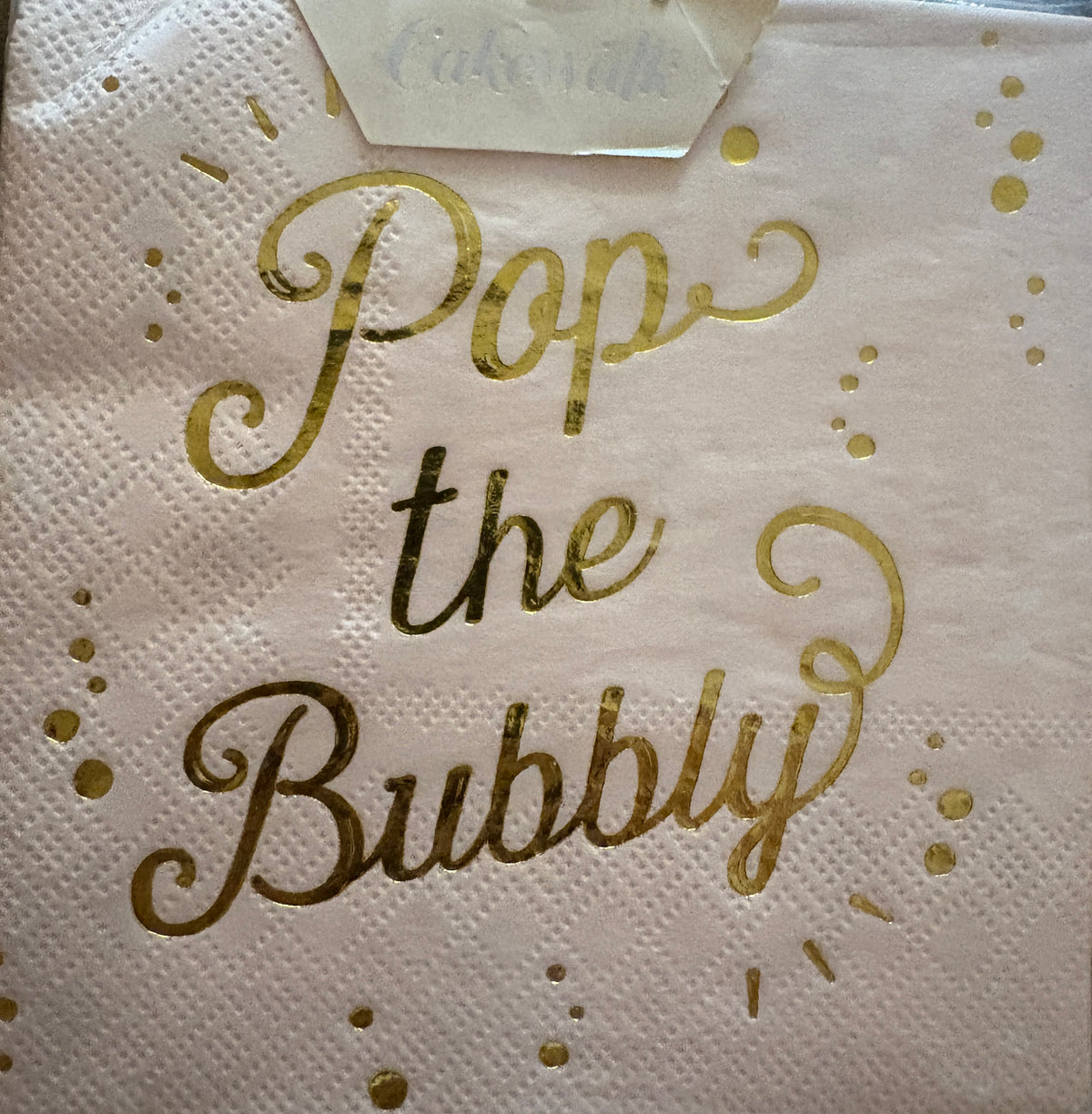 Pop the Bubbly Cocktail Napkins