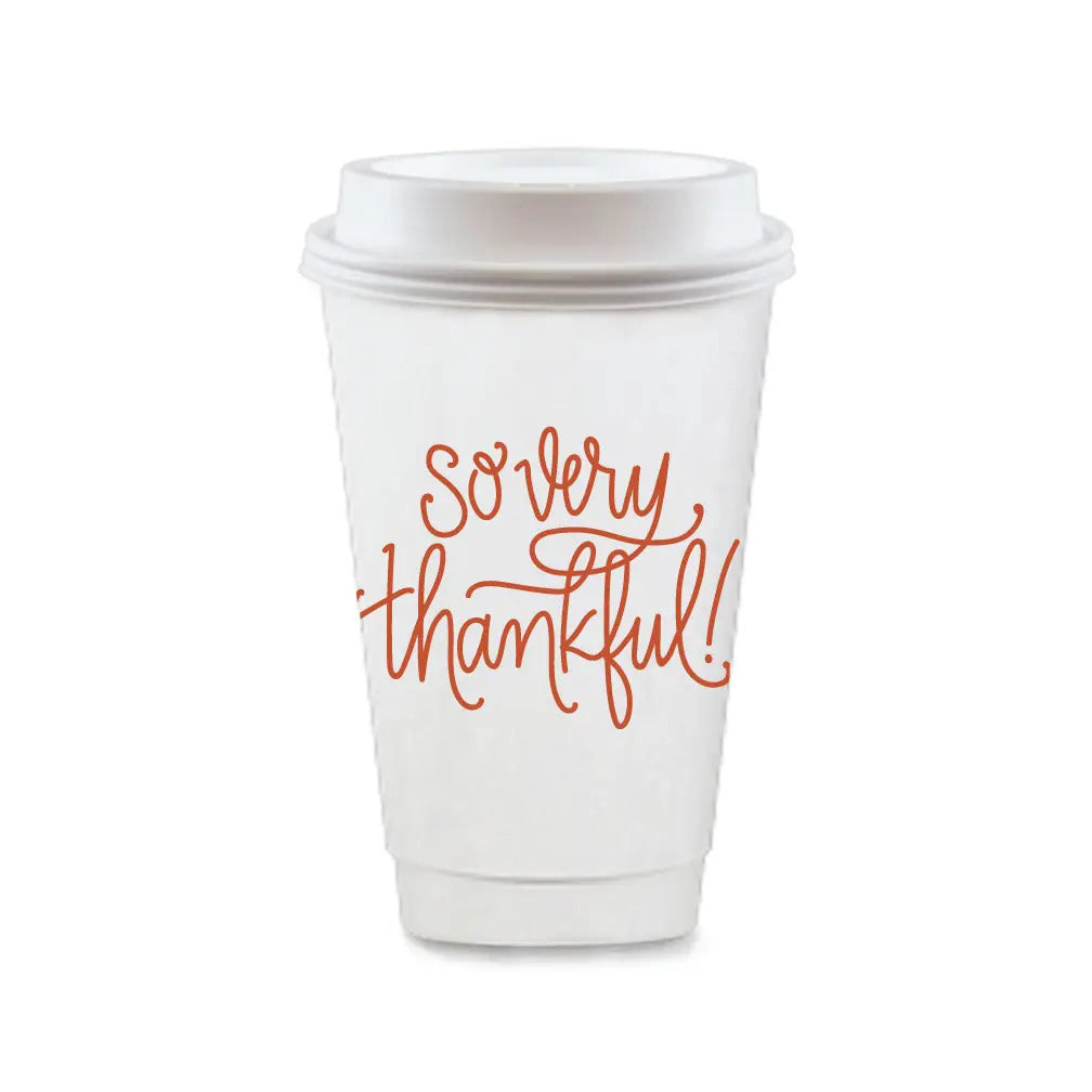 So Very Thankful To-Go Coffee Cups