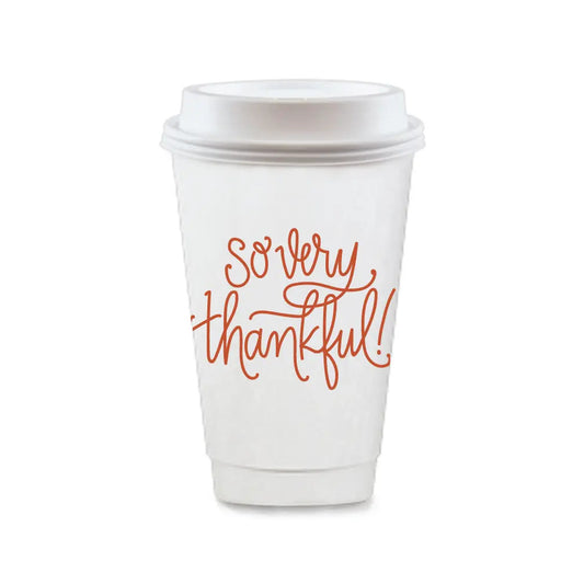 So Very Thankful To-Go Coffee Cups
