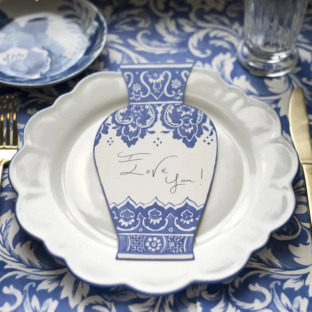 Hester & Cook Table Accents China Blue Vase