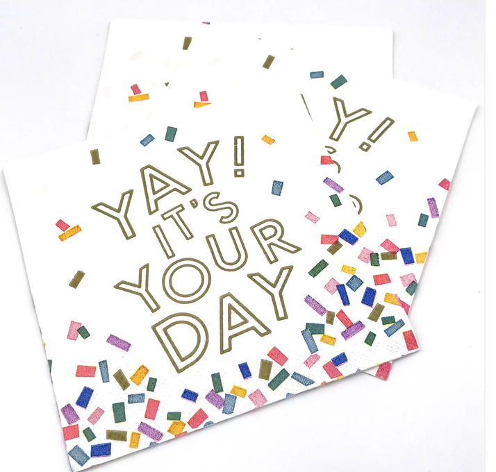 Yay! It's Your Day Cocktail Napkins